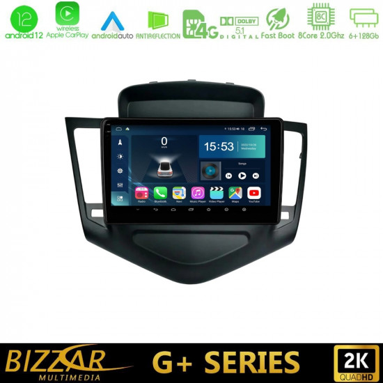 Bizzar G+ Series Chevrolet Cruze 2009-2012 8core Android12 6+128GB Navigation Multimedia Tablet 9 Bizzar G+ Series Chevrolet Cruze 2009-2012 8core Android12 6+128GB Navigation Multimedia Tablet 9