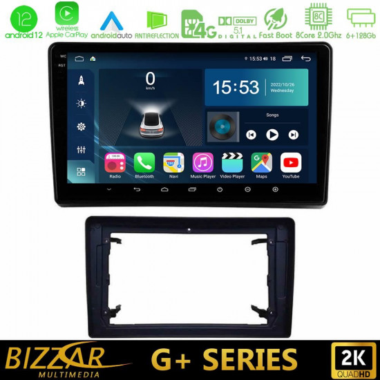 Bizzar G+ Series Chrysler / Dodge / Jeep 8core Android12 6+128GB Navigation Multimedia Tablet 10 Bizzar G+ Series Chrysler / Dodge / Jeep 8core Android12 6+128GB Navigation Multimedia Tablet 10