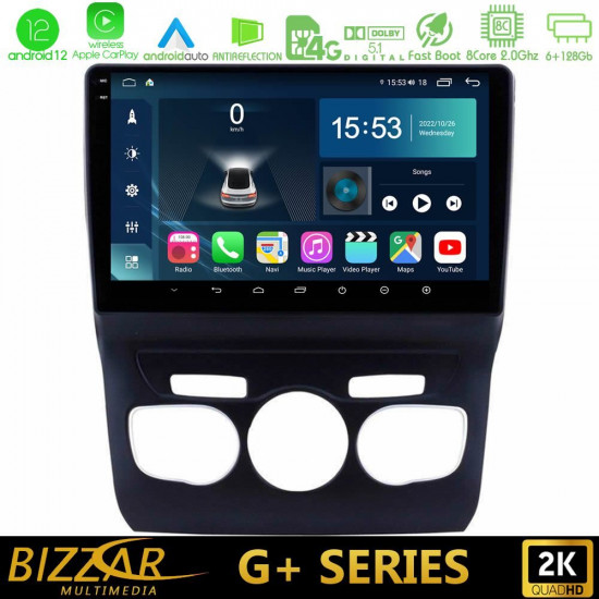 Bizzar G+ Series Citroen C4L 8core Android12 6+128GB Navigation Multimedia Tablet 10 Bizzar G+ Series Citroen C4L 8core Android12 6+128GB Navigation Multimedia Tablet 10