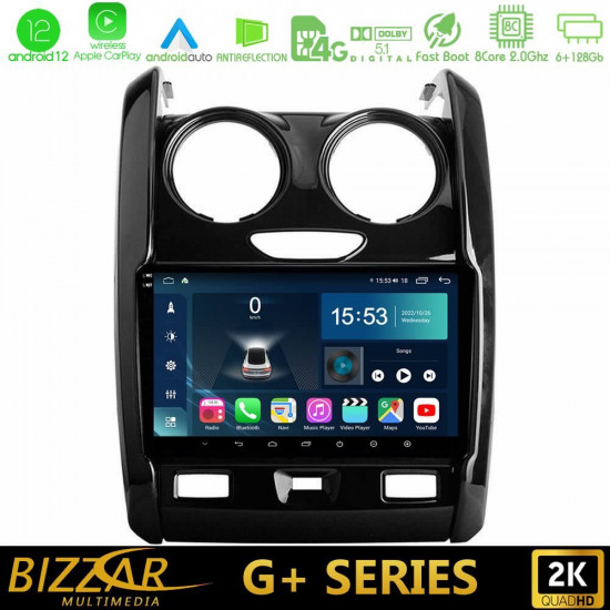 Bizzar G+ Series Dacia Duster 2014-2018 8Core Android12 6+128GB Navigation Multimedia Tablet 9 Bizzar G+ Series Dacia Duster 2014-2018 8Core Android12 6+128GB Navigation Multimedia Tablet 9