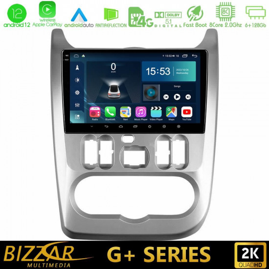 Bizzar G+ Series Dacia Duster/Sandero/Logan 8core Android12 6+128GB Navigation Multimedia Tablet 9 Bizzar G+ Series Dacia Duster/Sandero/Logan 8core Android12 6+128GB Navigation Multimedia Tablet 9