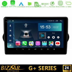 Bizzar G+ Series Fiat Tipo 2015-2022 (Sedan) 8core Android12 6+128GB Navigation Multimedia Tablet 9
