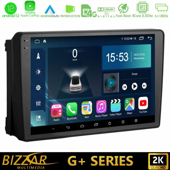Bizzar G+ Series Ford 2007-gt; 8core Android12 6+128GB Navigation Multimedia Tablet 9