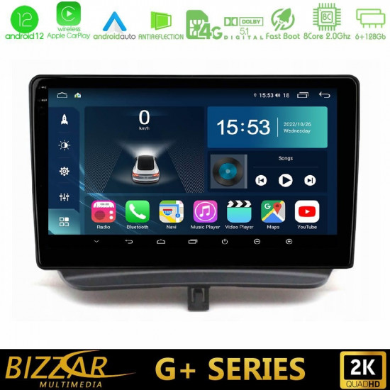 Bizzar G+ Series Ford Courier 2015-2023 8core Android12 6+128GB Navigation Multimedia Tablet 9 Bizzar G+ Series Ford Courier 2015-2023 8core Android12 6+128GB Navigation Multimedia Tablet 9