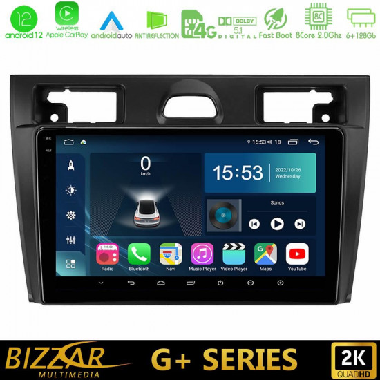 Bizzar G+ Series Ford Fiesta/Fusion 8core Android12 6+128GB Navigation Multimedia Tablet 9 Bizzar G+ Series Ford Fiesta/Fusion 8core Android12 6+128GB Navigation Multimedia Tablet 9