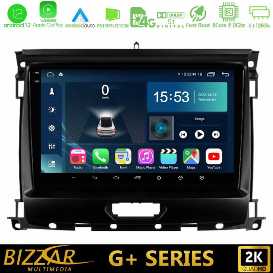 Bizzar G+ Series Ford Ranger 2017-2022 8core Android12 6+128GB Navigation Multimedia Tablet 9 Bizzar G+ Series Ford Ranger 2017-2022 8core Android12 6+128GB Navigation Multimedia Tablet 9