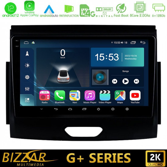 Bizzar G+ Series Ford Ranger 2017-2022 8core Android12 6+128GB Navigation Multimedia Tablet 9 Bizzar G+ Series Ford Ranger 2017-2022 8core Android12 6+128GB Navigation Multimedia Tablet 9