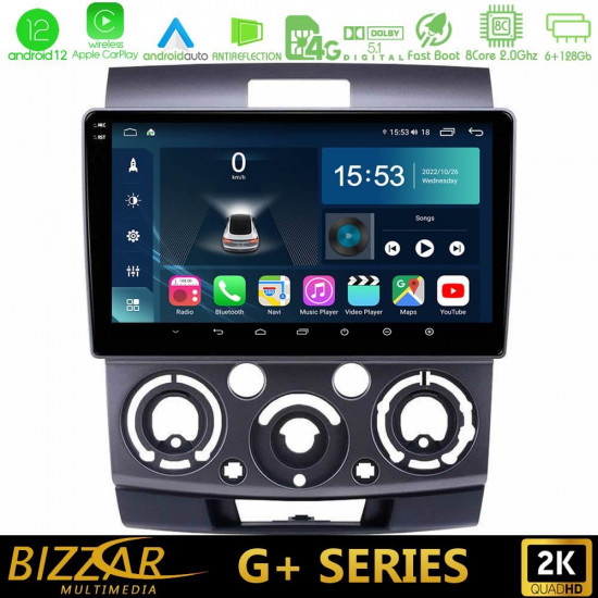 Bizzar G+ Series Ford Ranger/Mazda BT50 8core Android12 6+128GB Navigation Multimedia Tablet 9 Bizzar G+ Series Ford Ranger/Mazda BT50 8core Android12 6+128GB Navigation Multimedia Tablet 9