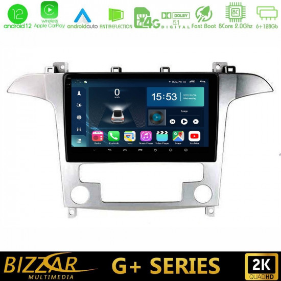 Bizzar G+ Series Ford S-Max 2006-2012 8core Android12 6+128GB Navigation Multimedia Tablet 9 Bizzar G+ Series Ford S-Max 2006-2012 8core Android12 6+128GB Navigation Multimedia Tablet 9