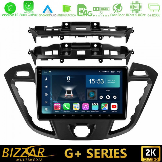 Bizzar G+ Series Ford Transit Custom/Tourneo Custom 8core Android12 6+128GB Navigation Multimedia Tablet 9 Bizzar G+ Series Ford Transit Custom/Tourneo Custom 8core Android12 6+128GB Navigation Multimedia Tablet 9