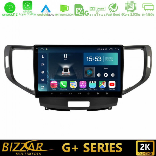 Bizzar G+ Series Honda Accord 2008-2015 8core Android12 6+128GB Navigation Multimedia Tablet 9 Bizzar G+ Series Honda Accord 2008-2015 8core Android12 6+128GB Navigation Multimedia Tablet 9