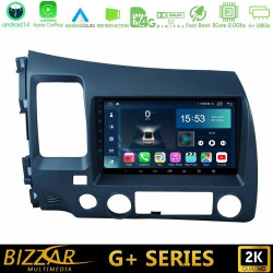 Bizzar G+ Series Honda Civic 2006-2011 8core Android12 6+128GB Navigation Multimedia Tablet 9
