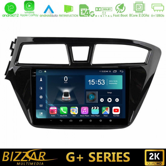 Bizzar G+ Series Hyundai i20 2014-2018 8core Android12 6+128GB Navigation Multimedia Tablet 9 Bizzar G+ Series Hyundai i20 2014-2018 8core Android12 6+128GB Navigation Multimedia Tablet 9