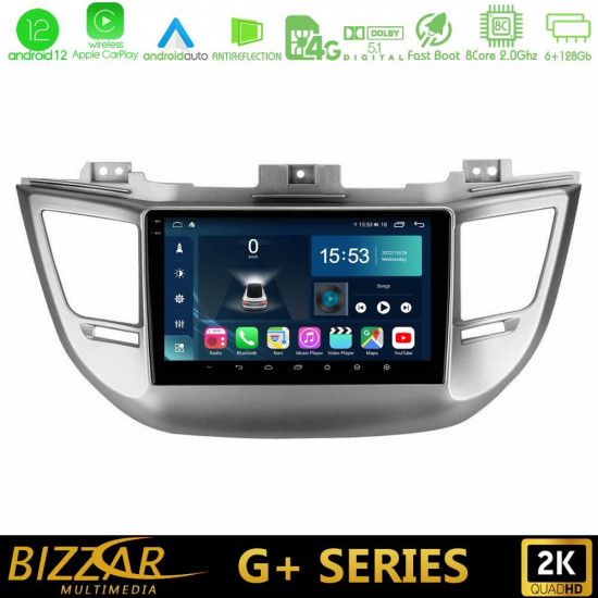 Bizzar G+ Series Hyundai Tucson 2015-2018 8Core Android12 6+128GB Navigation Multimedia Tablet 9 Bizzar G+ Series Hyundai Tucson 2015-2018 8Core Android12 6+128GB Navigation Multimedia Tablet 9