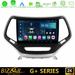 Bizzar G+ Series Jeep Cherokee 2014-2019 8core Android12 6+128GB Navigation Multimedia Tablet 9 (Ασημί Χρώμα)