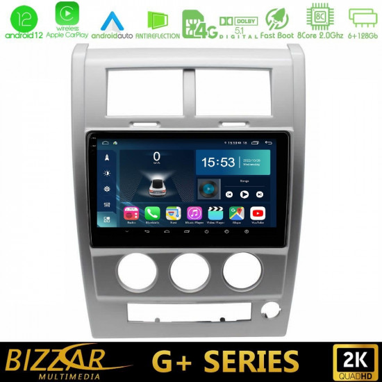 Bizzar G+ Series Jeep Cherokee (KK) 2008-2012 8Core Android12 6+128GB Navigation Multimedia Tablet 10 Bizzar G+ Series Jeep Cherokee (KK) 2008-2012 8Core Android12 6+128GB Navigation Multimedia Tablet 10