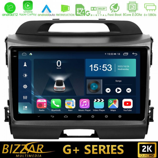 Bizzar G+ Series Kia Sportage 8core Android12 6+128GB Navigation Multimedia Tablet 9 Bizzar G+ Series Kia Sportage 8core Android12 6+128GB Navigation Multimedia Tablet 9