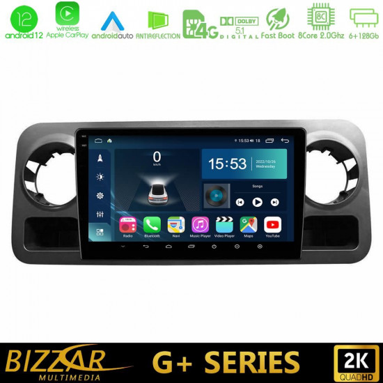 Bizzar G+ Series Mercedes Sprinter W907 8Core Android12 6+128GB Navigation Multimedia Tablet 10 Bizzar G+ Series Mercedes Sprinter W907 8Core Android12 6+128GB Navigation Multimedia Tablet 10