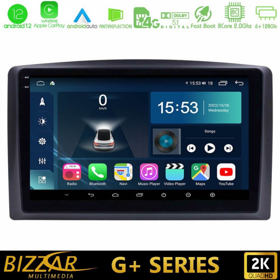 Bizzar G+ Series Mercedes Vito 2015-2021 8core Android12 6+128GB Navigation Multimedia Tablet 10 Bizzar G+ Series Mercedes Vito 2015-2021 8core Android12 6+128GB Navigation Multimedia Tablet 10