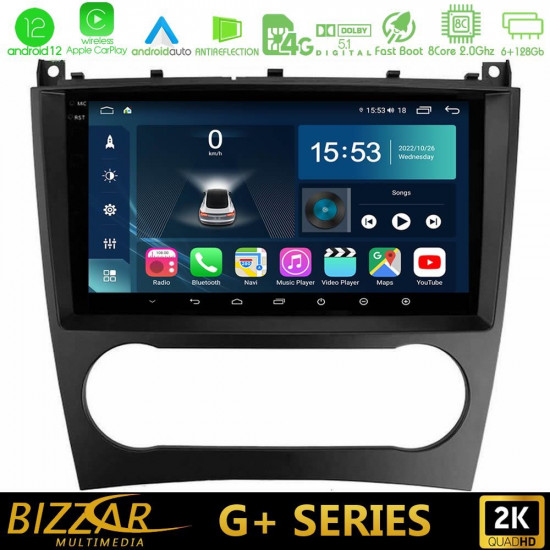 Bizzar G+ Series Mercedes W203 Facelift 8core Android12 6+128GB Navigation Multimedia Tablet 9 Bizzar G+ Series Mercedes W203 Facelift 8core Android12 6+128GB Navigation Multimedia Tablet 9