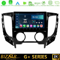 Bizzar G+ Series Mitsubishi L200 2016-gt; -amp; Fiat Fullback (Manual A/C) 8core Android12 6+128GB Navigation Multimedia Tablet 9