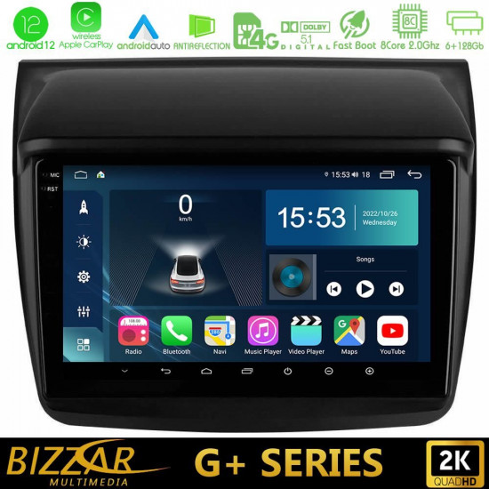 Bizzar G+ Series Mitsubishi L200 8core Android12 6+128GB Navigation Multimedia Tablet 9 Bizzar G+ Series Mitsubishi L200 8core Android12 6+128GB Navigation Multimedia Tablet 9