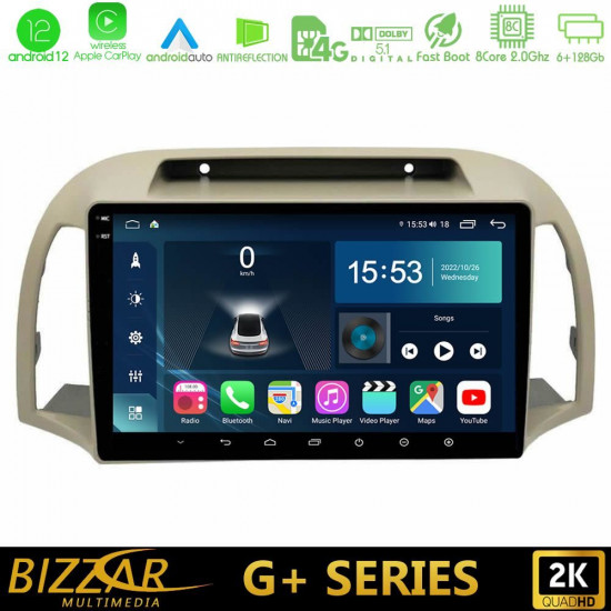 Bizzar G+ Series Nissan Micra K12 2002-2010 8core Android12 6+128GB Navigation Multimedia Tablet 9 Bizzar G+ Series Nissan Micra K12 2002-2010 8core Android12 6+128GB Navigation Multimedia Tablet 9