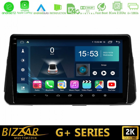 Bizzar G+ Series Nissan Micra K14 8core Android12 6+128GB Navigation Multimedia Tablet 9 Bizzar G+ Series Nissan Micra K14 8core Android12 6+128GB Navigation Multimedia Tablet 9