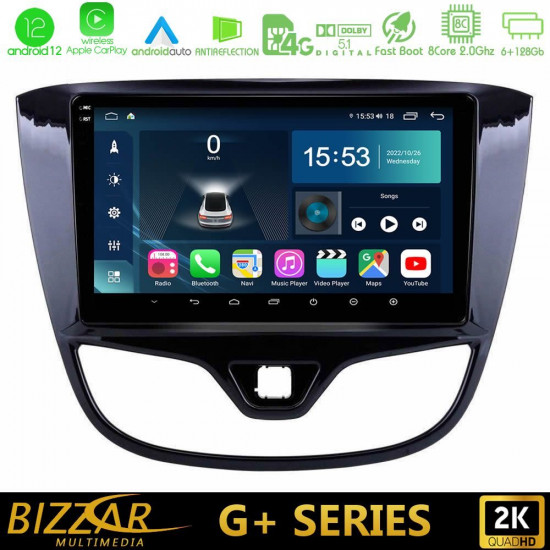 Bizzar G+ Series Opel Karl 2017-2019 8core Android12 6+128GB Navigation Multimedia Tablet 9 Bizzar G+ Series Opel Karl 2017-2019 8core Android12 6+128GB Navigation Multimedia Tablet 9