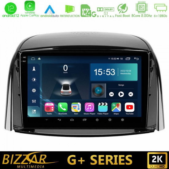 Bizzar G+ Series Renault Koleos 2007-2015 8Core Android12 6+128GB Navigation Multimedia Tablet 9 Bizzar G+ Series Renault Koleos 2007-2015 8Core Android12 6+128GB Navigation Multimedia Tablet 9
