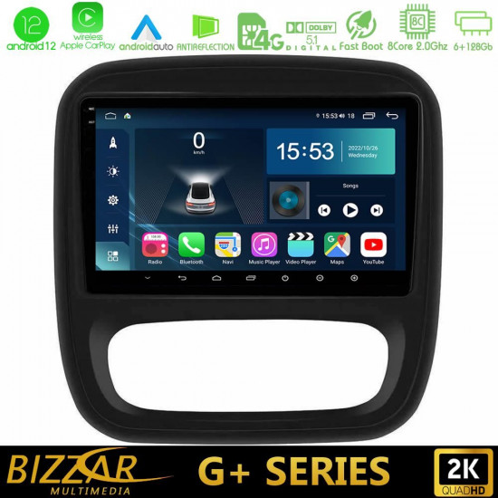 Bizzar G+ Series Renault/Nissan/Opel/Fiat 8core Android12 6+128GB Navigation Multimedia Tablet 9 Bizzar G+ Series Renault/Nissan/Opel/Fiat 8core Android12 6+128GB Navigation Multimedia Tablet 9
