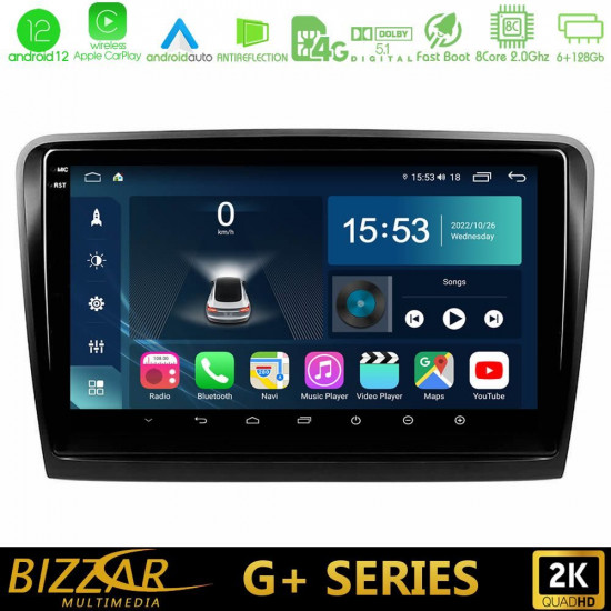 Bizzar G+ Series Skoda Superb 2008-2015 8core Android12 6+128GB Navigation Multimedia Tablet 10 Bizzar G+ Series Skoda Superb 2008-2015 8core Android12 6+128GB Navigation Multimedia Tablet 10