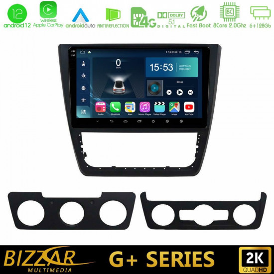 Bizzar G+ Series Skoda Yeti 2009-gt; 8core Android12 6+128GB Navigation Multimedia Tablet 10 Bizzar G+ Series Skoda Yeti 2009-gt; 8core Android12 6+128GB Navigation Multimedia Tablet 10