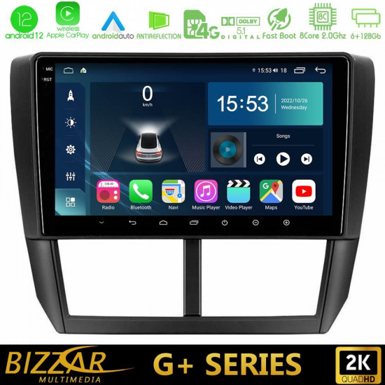 Bizzar G+ Series Subaru Forester 8core Android12 6+128GB Navigation Multimedia Tablet 9 Bizzar G+ Series Subaru Forester 8core Android12 6+128GB Navigation Multimedia Tablet 9