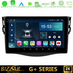 Bizzar G+ Series Toyota RAV4 8core Android12 6+128GB Navigation Multimedia 9