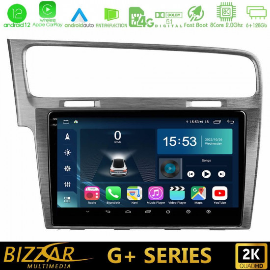 Bizzar G+ Series VW GOLF 7 8core Android12 6+128GB Navigation Multimedia Tablet 10 Bizzar G+ Series VW GOLF 7 8core Android12 6+128GB Navigation Multimedia Tablet 10