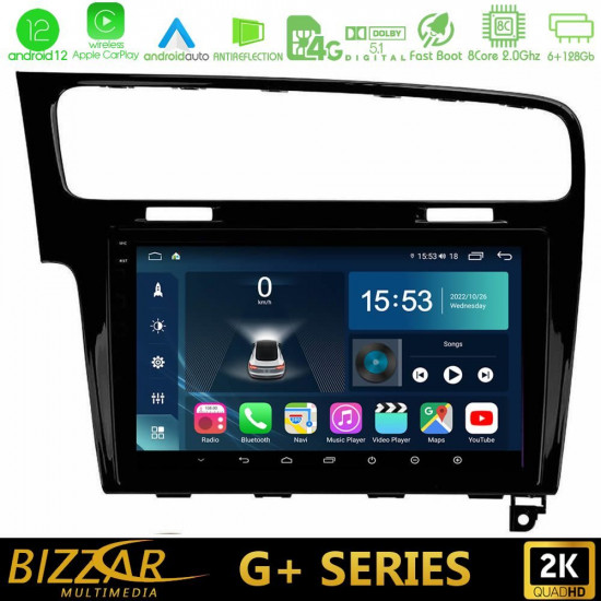 Bizzar G+ Series VW GOLF 7 8core Android12 6+128GB Navigation Multimedia Tablet 10 Bizzar G+ Series VW GOLF 7 8core Android12 6+128GB Navigation Multimedia Tablet 10