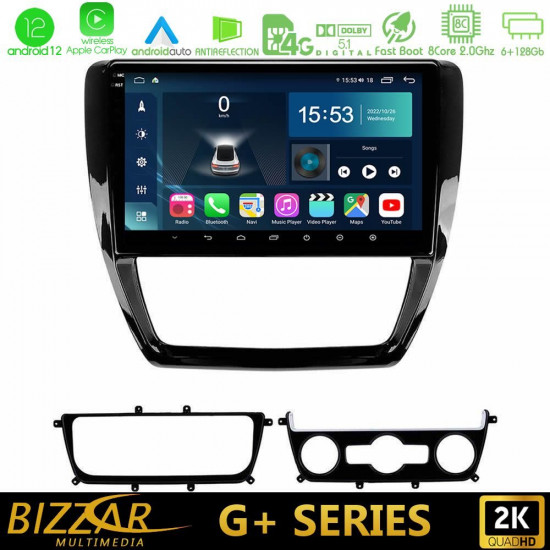 Bizzar G+ Series VW Jetta 8core Android12 6+128GB Navigation Multimedia Tablet 10 Bizzar G+ Series VW Jetta 8core Android12 6+128GB Navigation Multimedia Tablet 10