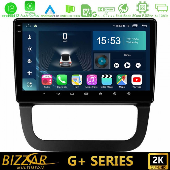 Bizzar G+ Series VW Jetta 8core Android12 6+128GB Navigation Multimedia Tablet 10 Bizzar G+ Series VW Jetta 8core Android12 6+128GB Navigation Multimedia Tablet 10