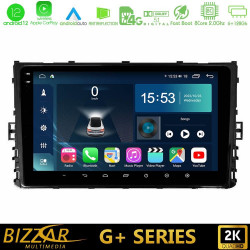 Bizzar G+ Series VW MQB 2017-gt; 8core Android12 6+128GB Navigation Multimedia 9