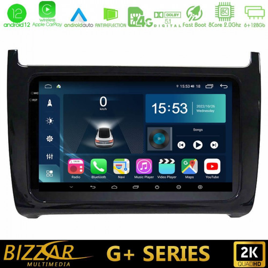 Bizzar G+ Series Vw Polo 8core Android12 6+128GB Navigation Multimedia Tablet 9 Bizzar G+ Series Vw Polo 8core Android12 6+128GB Navigation Multimedia Tablet 9
