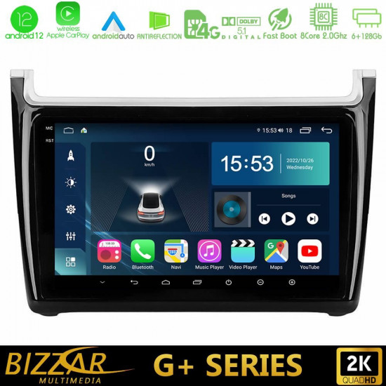 Bizzar G+ Series Vw Polo 8core Android12 6+128GB Navigation Multimedia Tablet 9 Bizzar G+ Series Vw Polo 8core Android12 6+128GB Navigation Multimedia Tablet 9