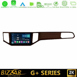 Bizzar G+ Series VW Sportsvan 2014-2020 8Core Android12 6+128GB Navigation Multimedia Tablet 9 (Ξύλινη απόχρωση)