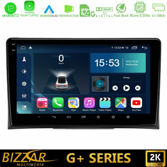 Bizzar G+ Series VW Transporter 2003-2015 8Core Android12 6+128GB Navigation Multimedia Tablet 9 Bizzar G+ Series VW Transporter 2003-2015 8Core Android12 6+128GB Navigation Multimedia Tablet 9