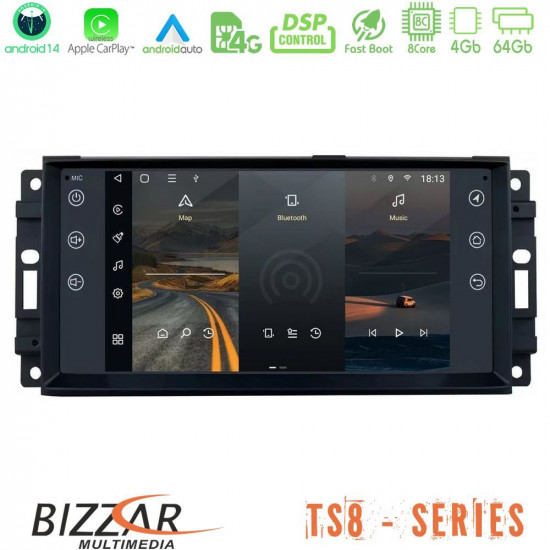 Bizzar Jeep 8core Android14 4+64GB Navigation Multimedia Deckless 7 με Carplay/AndroidAuto (OEM Style) Bizzar Jeep 8core Android14 4+64GB Navigation Multimedia Deckless 7 με Carplay/AndroidAuto (OEM Style)