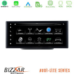 Bizzar Lite Series Audi A4/A5 (B9) 2016-> Android13 8Core (4+64GB) Navigation Multimedia 10.25? HD