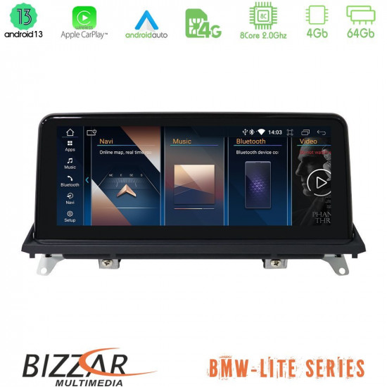 Bizzar Lite Series BMW X5 - X6 2007-2010 Android13 8Core (4+64GB) Navigation Multimedia 10.25? HD Bizzar Lite Series BMW X5 - X6 2007-2010 Android13 8Core (4+64GB) Navigation Multimedia 10.25? HD