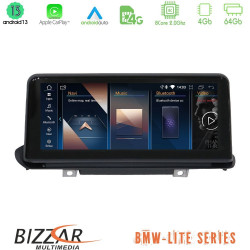 Bizzar Lite Series BMW X5 - X6 Series F15/F16 NBT Android13 8Core (4+64GB) Navigation Multimedia 10.25? HD