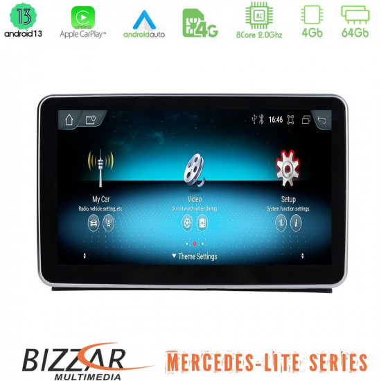 Bizzar Lite Series Mercedes Android13 8Core (4+64GB) 8core Mercedes ML/SLK NTG4.5 Navigation Multimedia station 9 Bizzar Lite Series Mercedes Android13 8Core (4+64GB) 8core Mercedes ML/SLK NTG4.5 Navigation Multimedia station 9