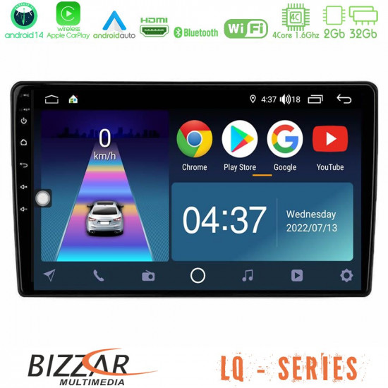 Bizzar LQ Series 4Core Android14 2+32GB Alfa Romeo Mito 2008-2014 Navigation Multimedia Tablet 9 Με Carplay - Android Auto Με Carplay - Android Auto Bizzar LQ Series 4Core Android14 2+32GB Alfa Romeo Mito 2008-2014 Navigation Multimedia Tablet 9 Με Carplay - Android Auto Με Carplay - Android Auto